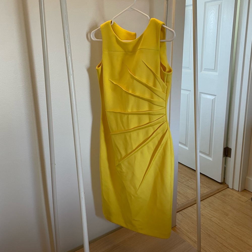 Calvin Klein Sheath Dress Sunburst
